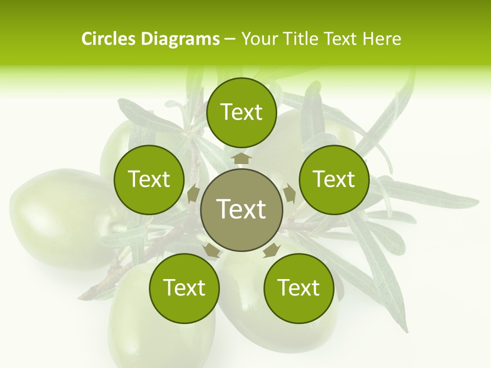 Mediterranean Vegetarian Herb PowerPoint Template