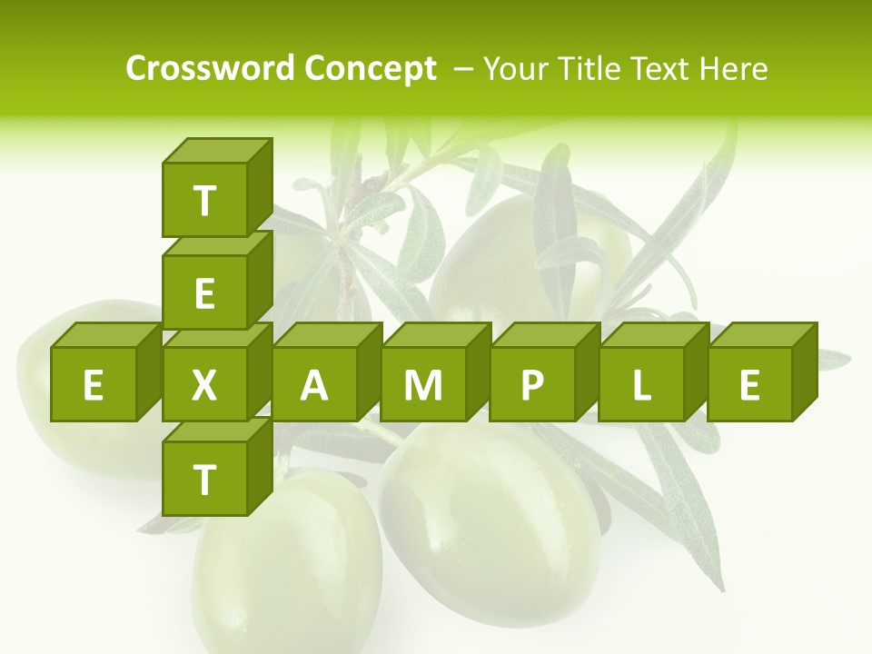 Mediterranean Vegetarian Herb PowerPoint Template