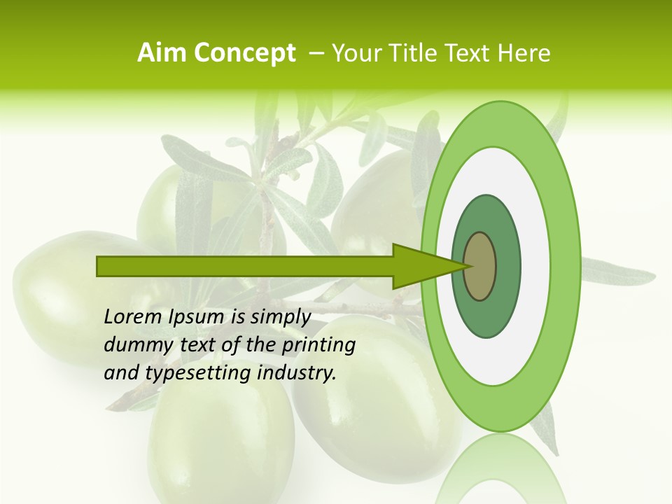 Mediterranean Vegetarian Herb PowerPoint Template