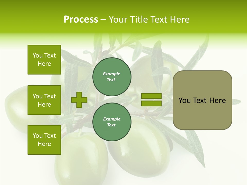 Mediterranean Vegetarian Herb PowerPoint Template