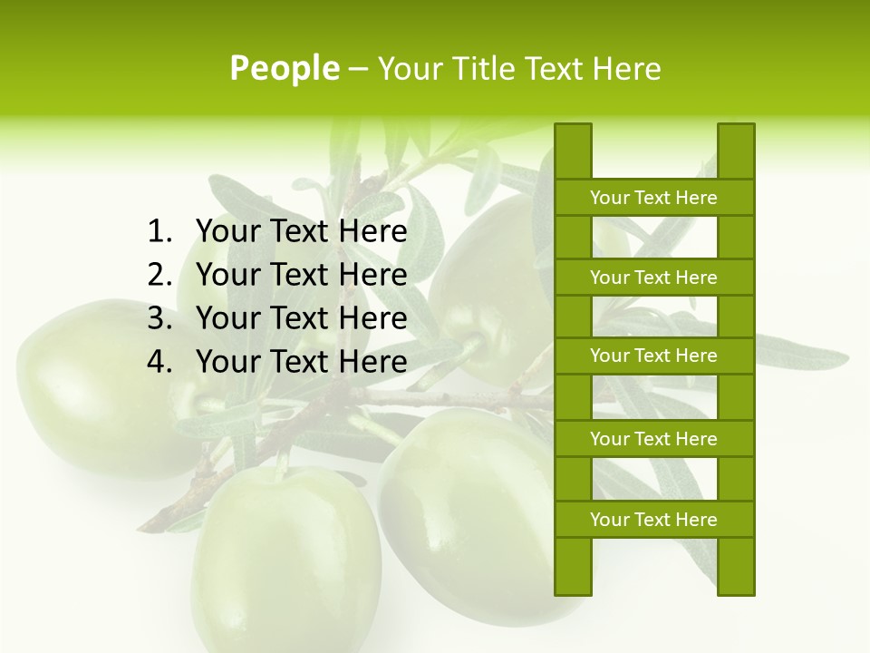 Mediterranean Vegetarian Herb PowerPoint Template
