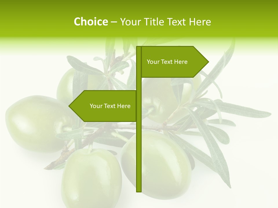 Mediterranean Vegetarian Herb PowerPoint Template