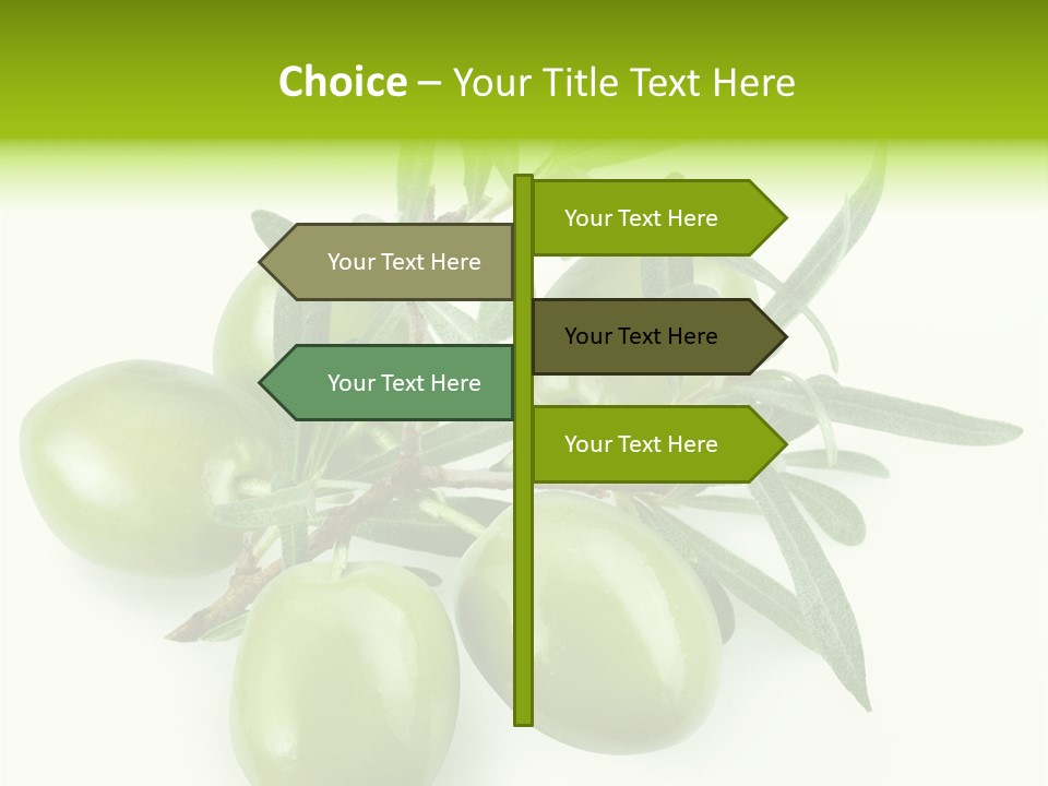 Mediterranean Vegetarian Herb PowerPoint Template