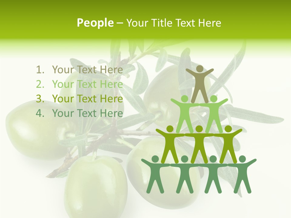Mediterranean Vegetarian Herb PowerPoint Template
