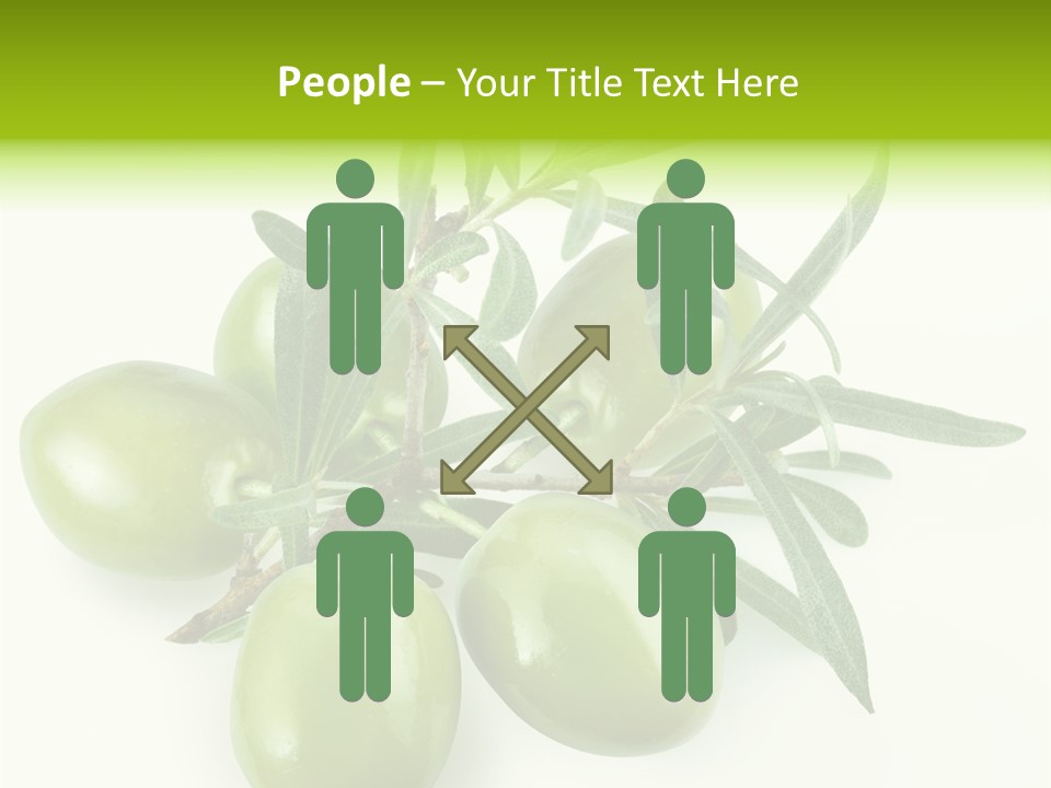 Mediterranean Vegetarian Herb PowerPoint Template