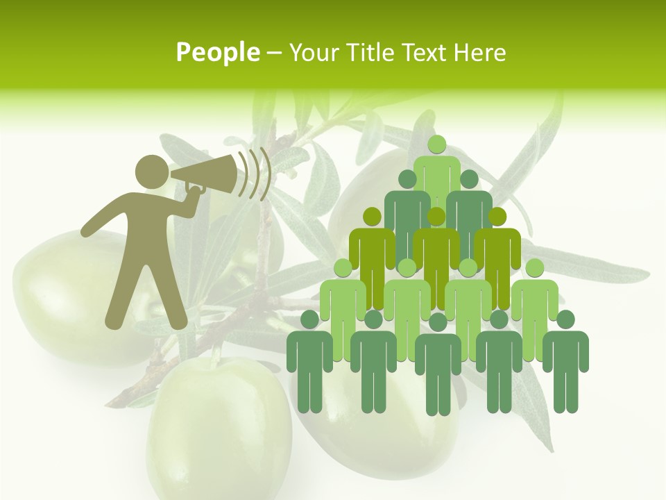 Mediterranean Vegetarian Herb PowerPoint Template