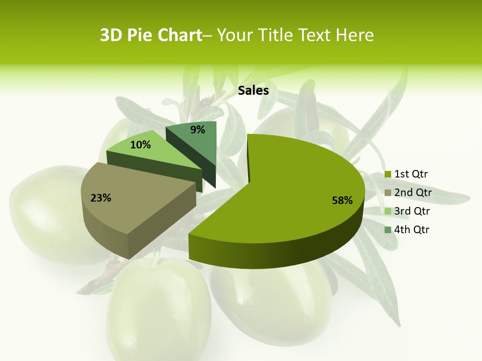 Mediterranean Vegetarian Herb PowerPoint Template