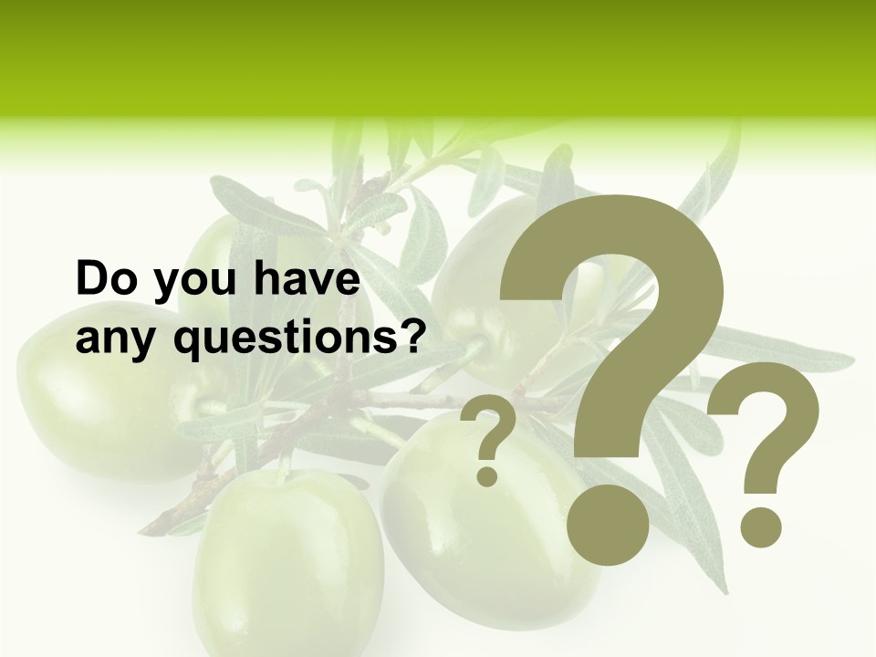 Mediterranean Vegetarian Herb PowerPoint Template