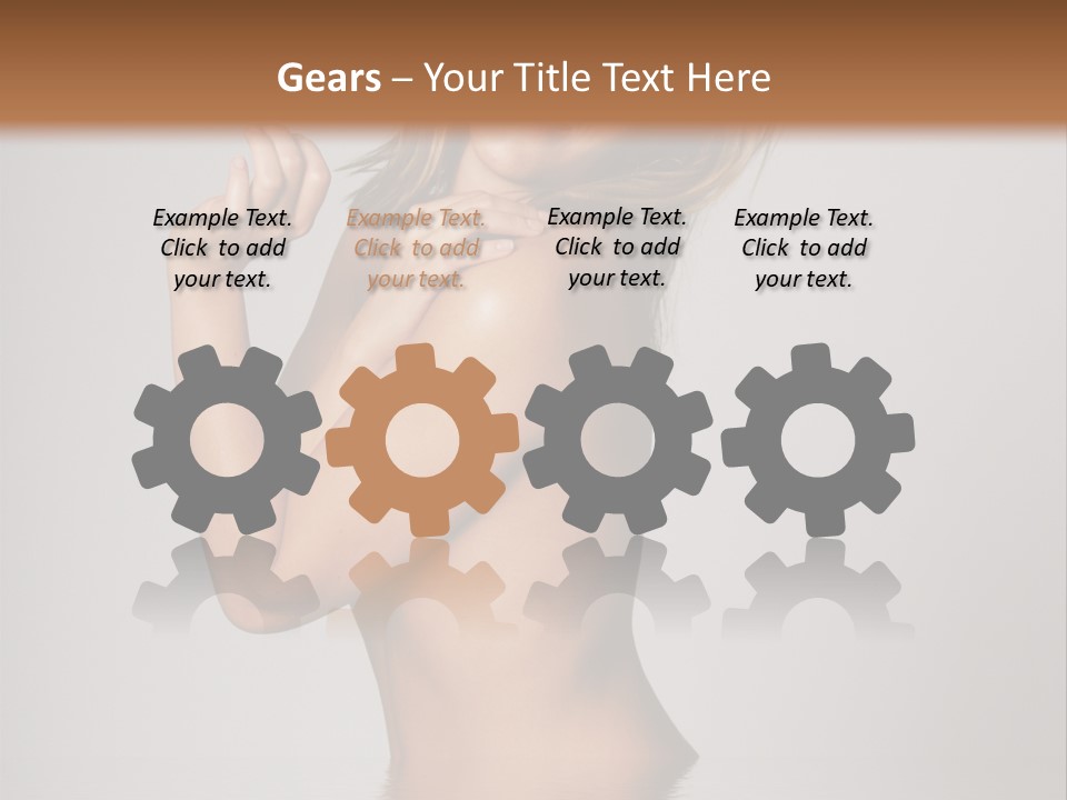 Smiling Body Cleansing PowerPoint Template