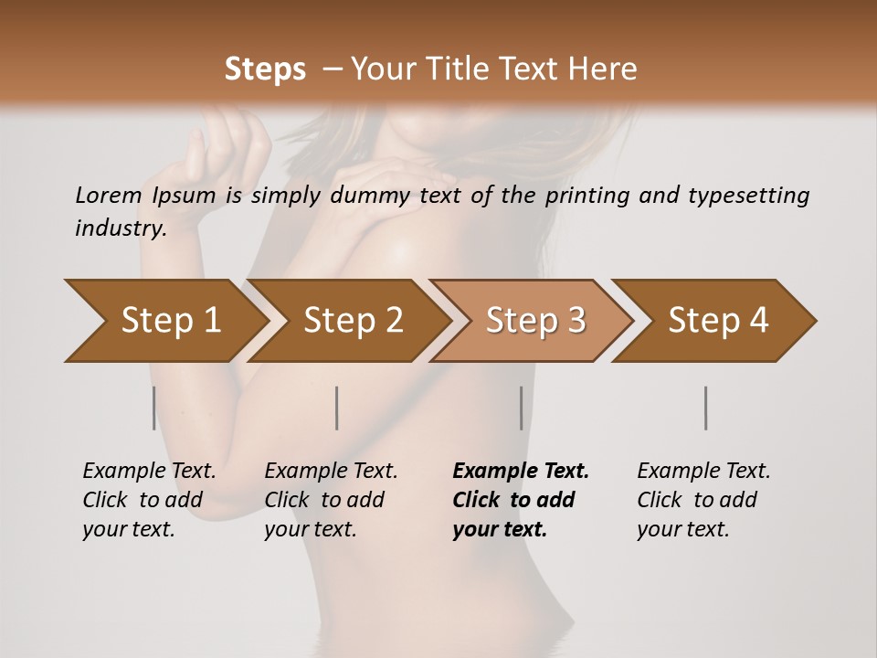 Smiling Body Cleansing PowerPoint Template