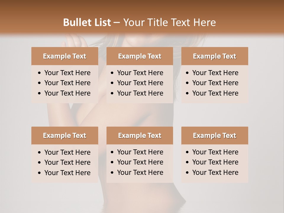 Smiling Body Cleansing PowerPoint Template