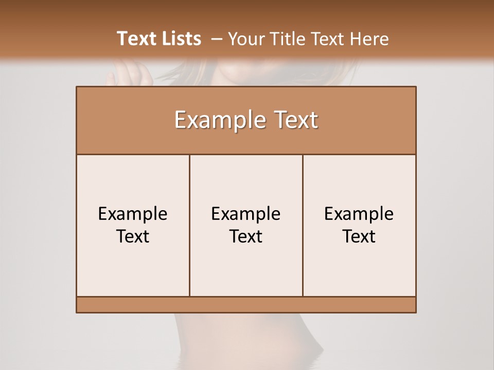 Smiling Body Cleansing PowerPoint Template