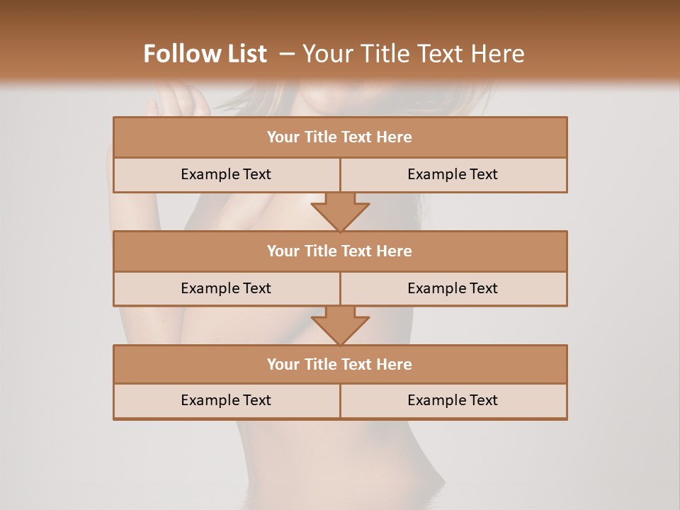 Smiling Body Cleansing PowerPoint Template