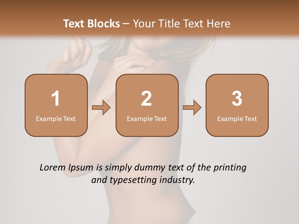 Smiling Body Cleansing PowerPoint Template