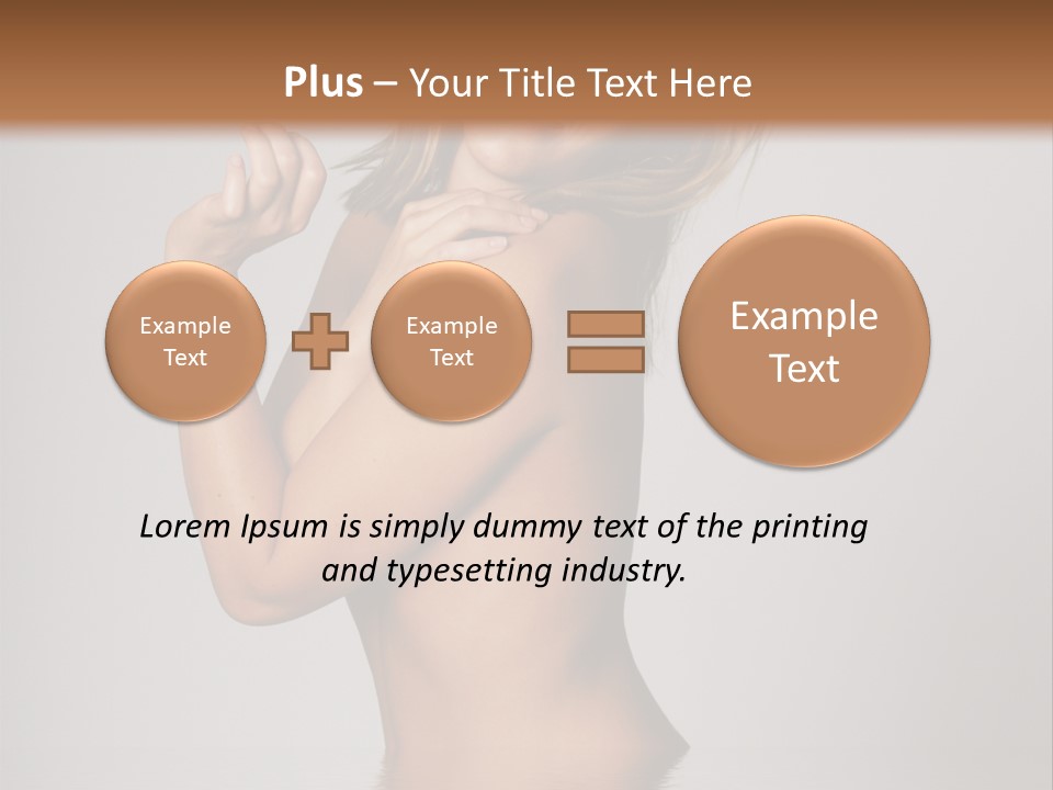 Smiling Body Cleansing PowerPoint Template