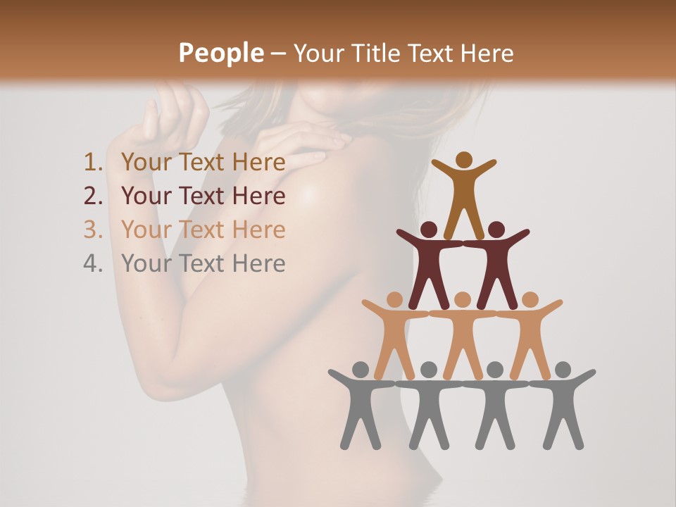 Smiling Body Cleansing PowerPoint Template