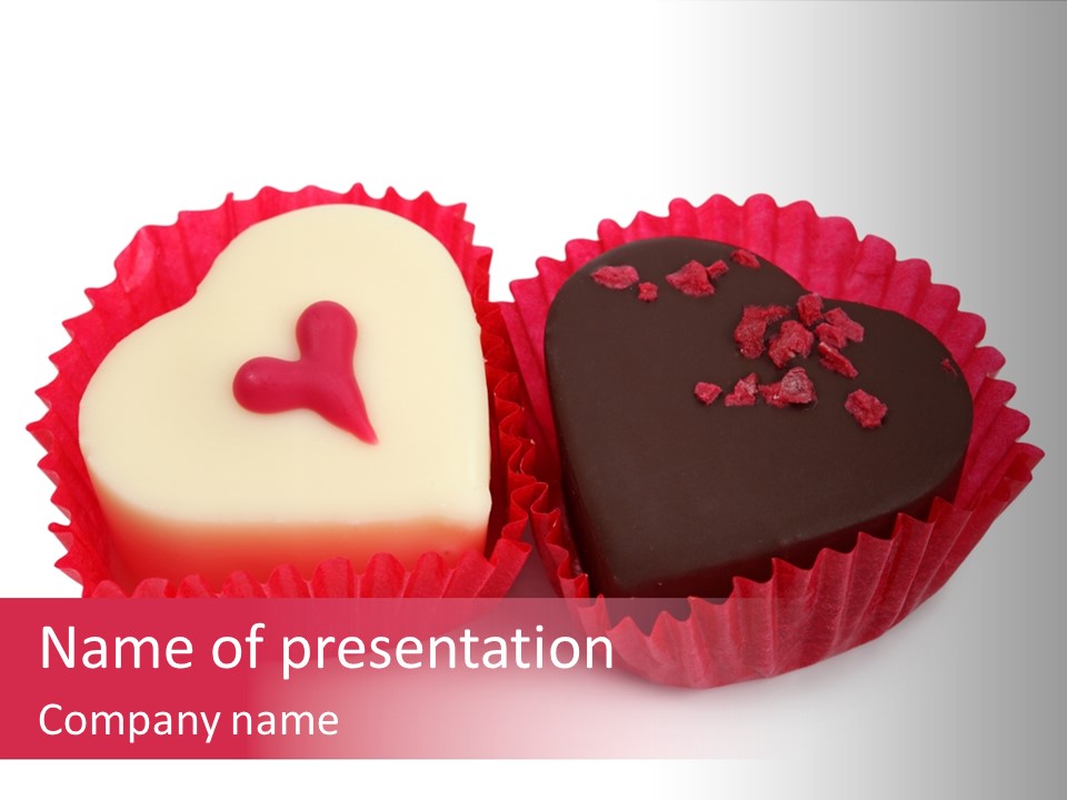 Red Valentine Pink PowerPoint Template