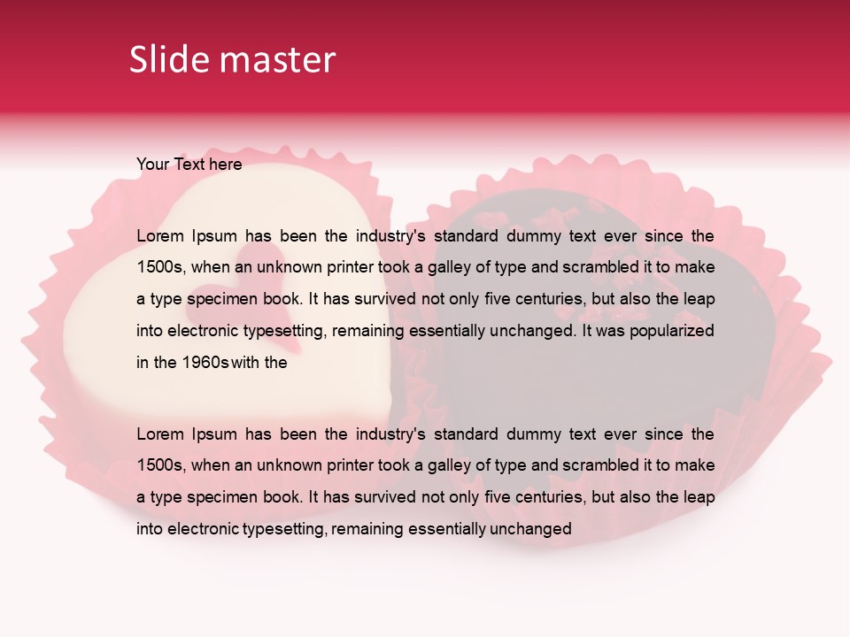 Red Valentine Pink PowerPoint Template