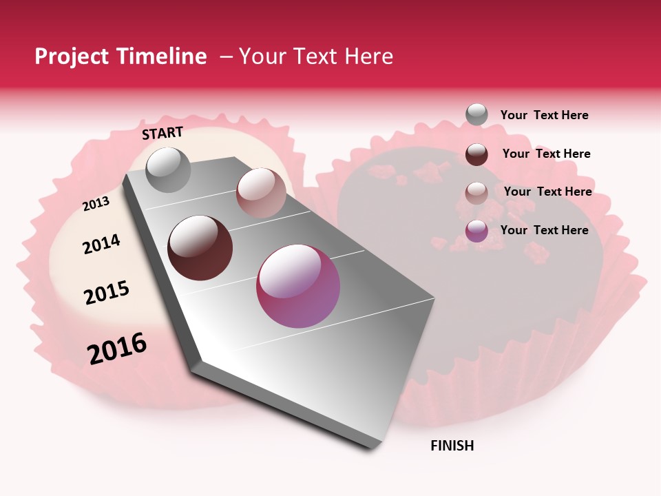 Red Valentine Pink PowerPoint Template