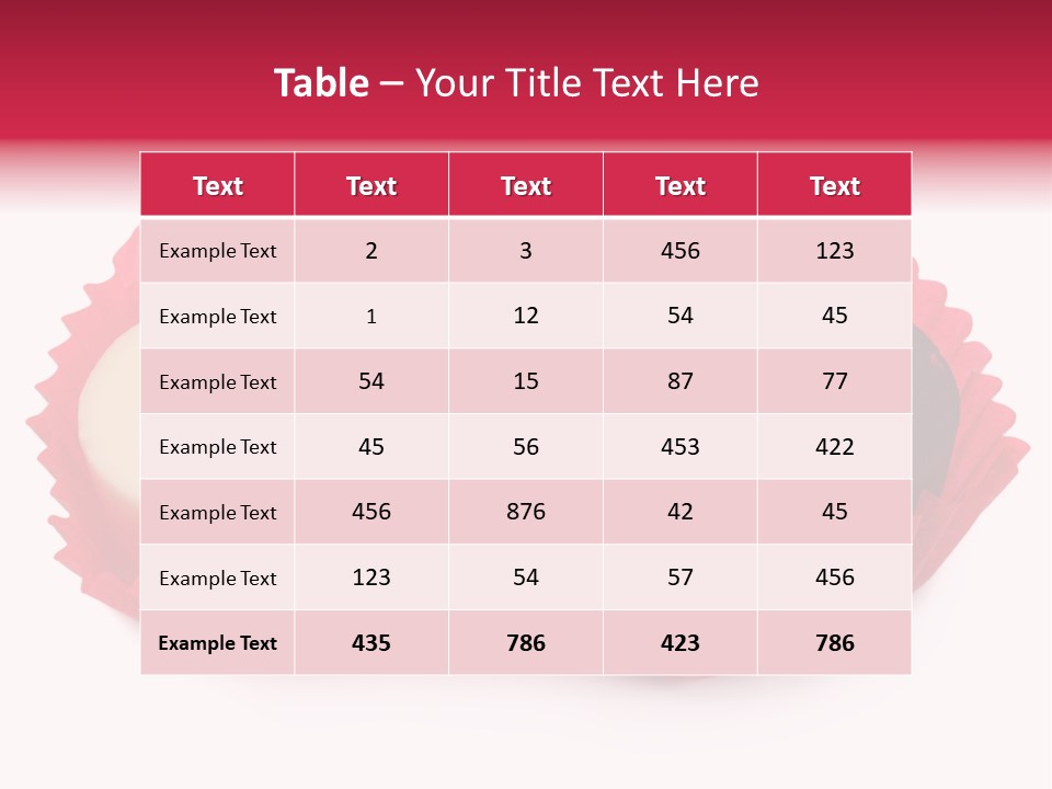 Red Valentine Pink PowerPoint Template