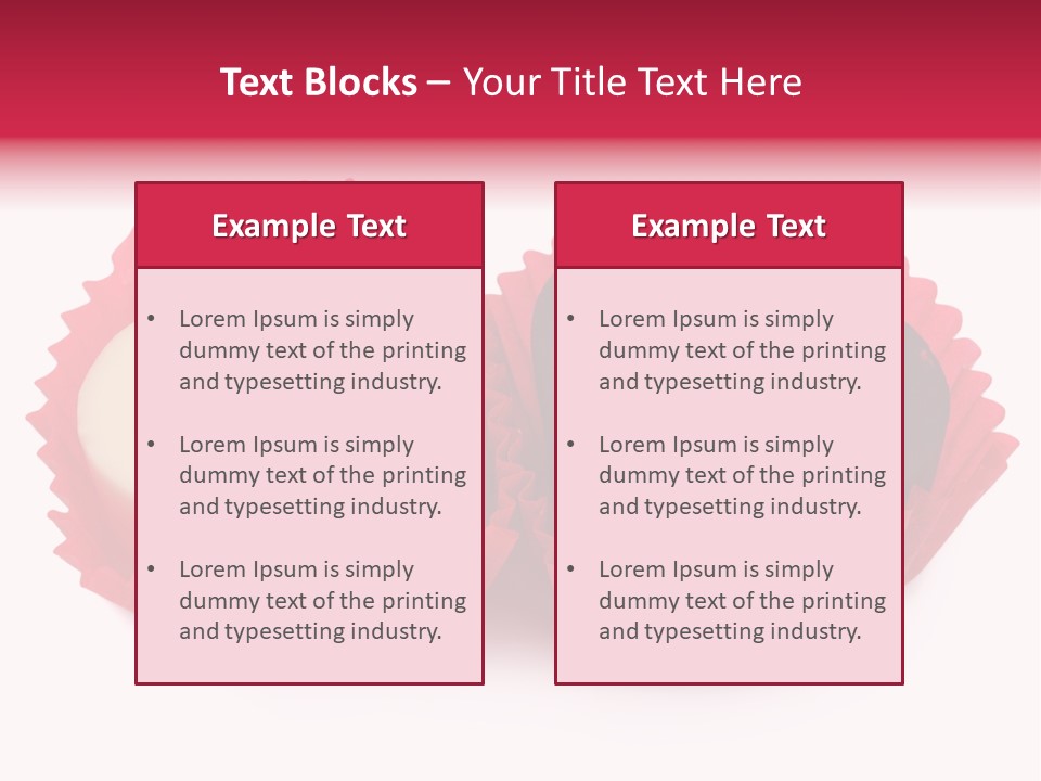 Red Valentine Pink PowerPoint Template
