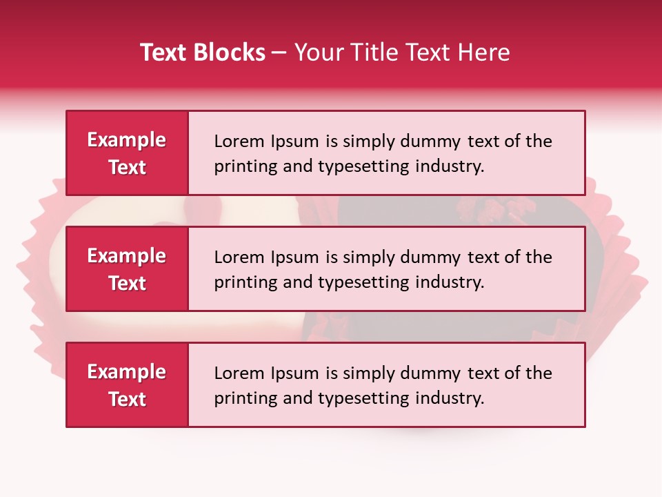 Red Valentine Pink PowerPoint Template