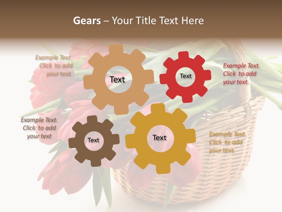 Green Red Decoration PowerPoint Template