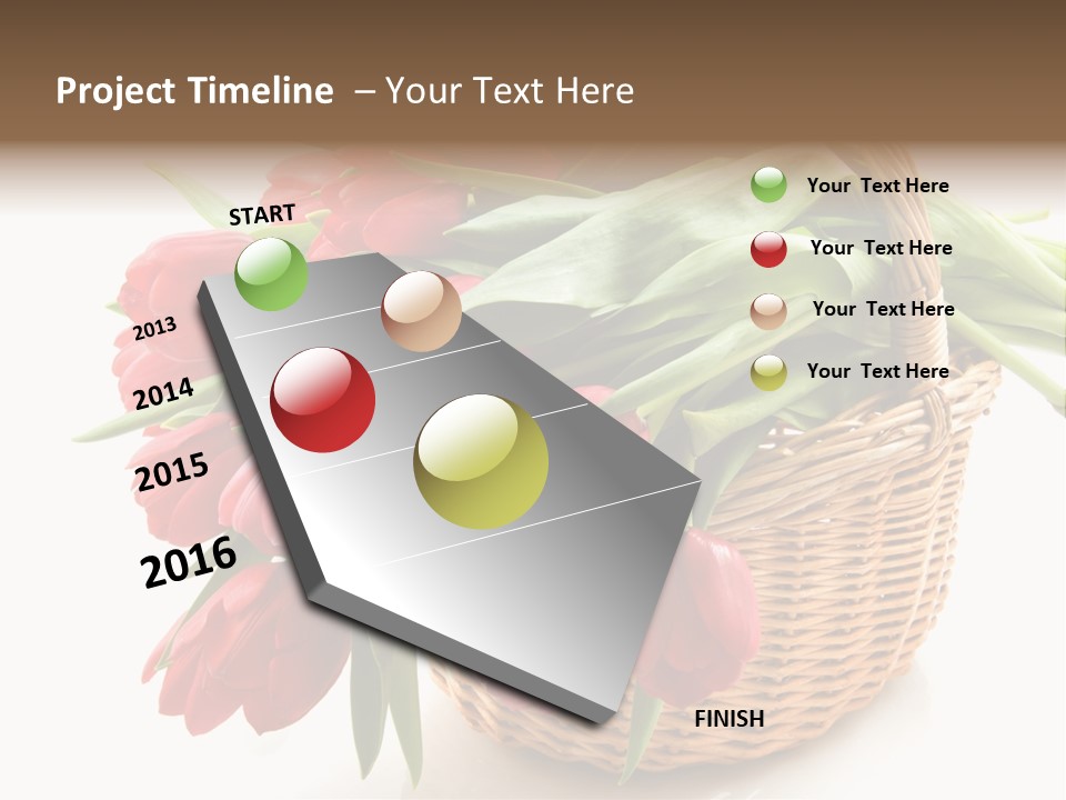 Green Red Decoration PowerPoint Template