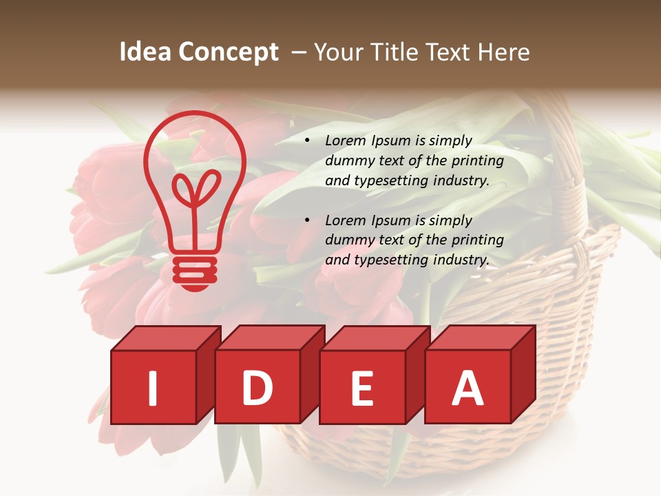 Green Red Decoration PowerPoint Template