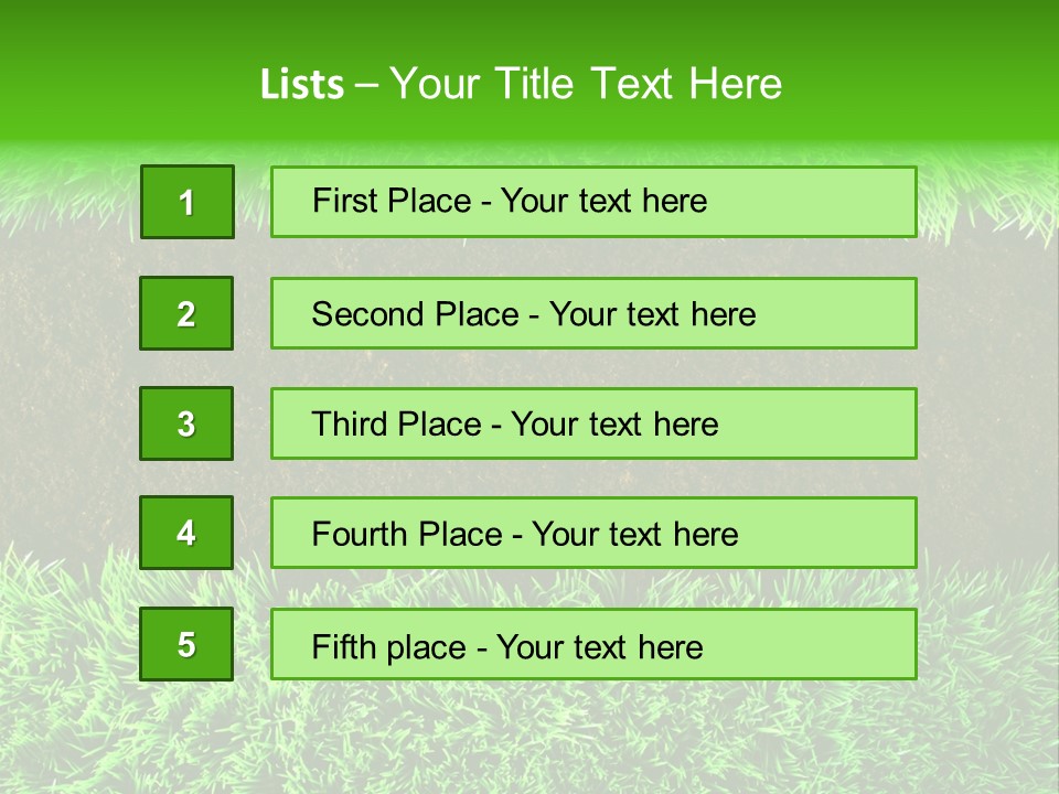 Summer Healthy Grow PowerPoint Template