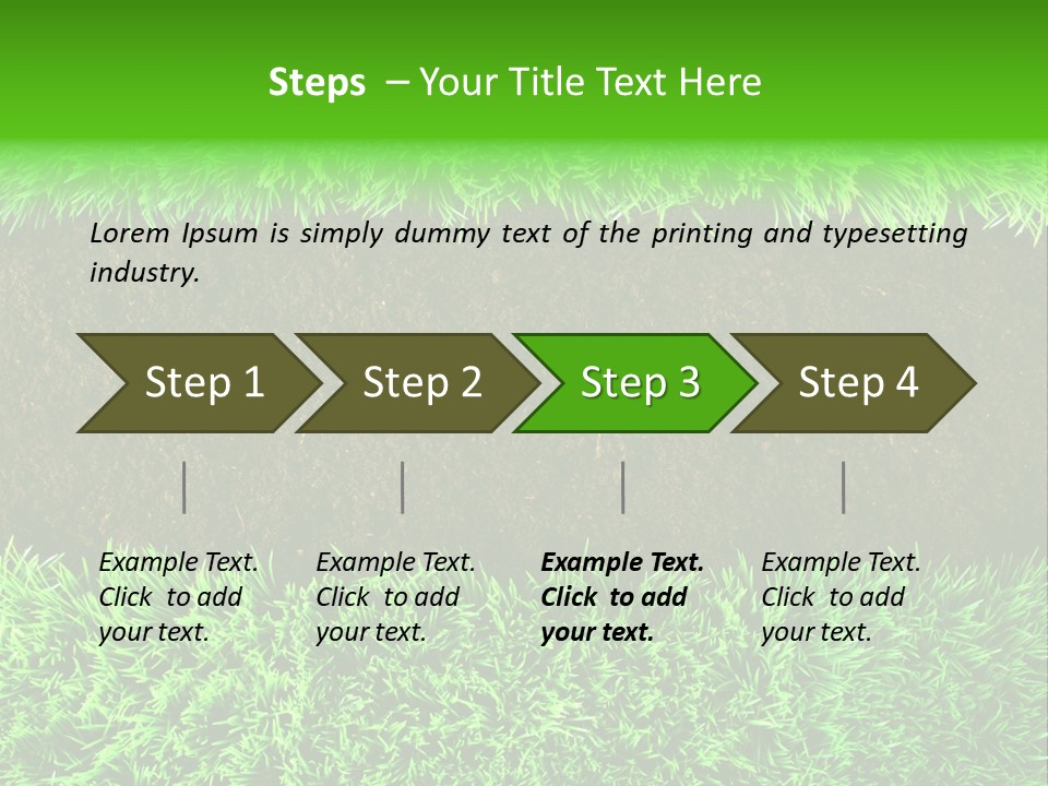Summer Healthy Grow PowerPoint Template