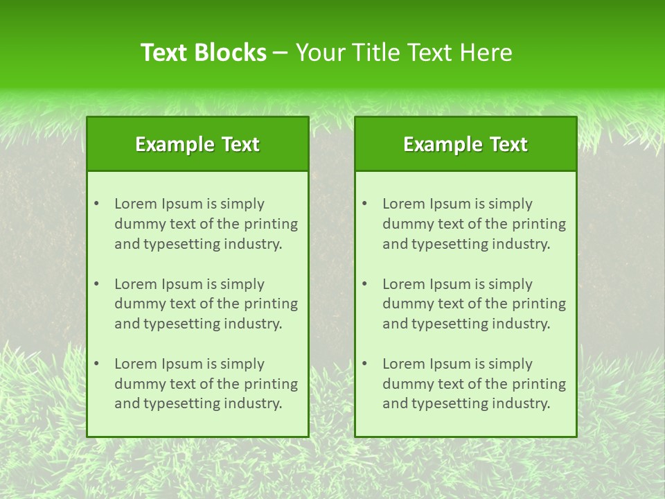 Summer Healthy Grow PowerPoint Template