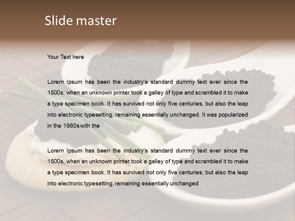 Culture Meal Close Up PowerPoint Template