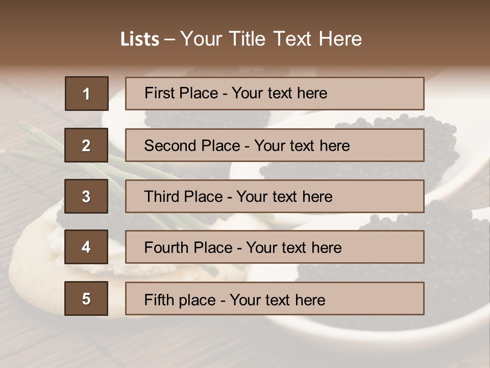 Culture Meal Close Up PowerPoint Template