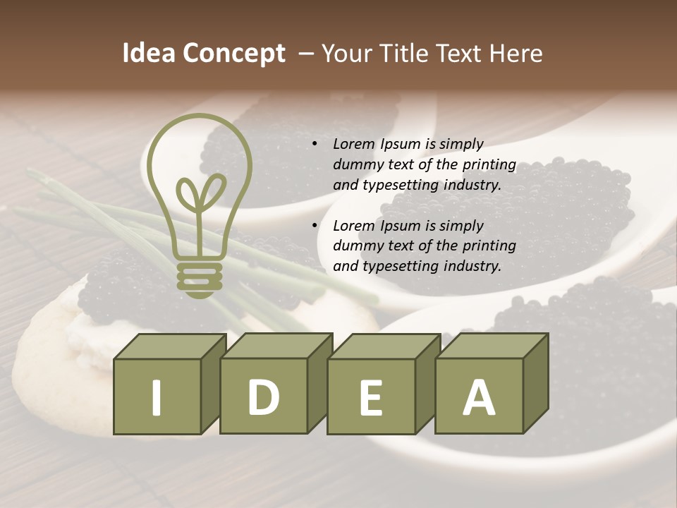 Culture Meal Close Up PowerPoint Template