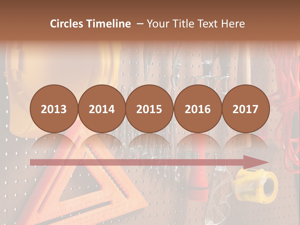 Hammer Tape Measure Saw PowerPoint Template