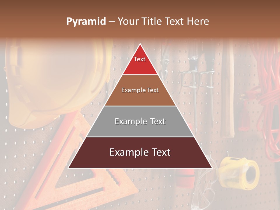 Hammer Tape Measure Saw PowerPoint Template