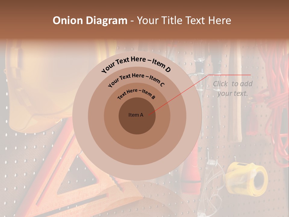 Hammer Tape Measure Saw PowerPoint Template
