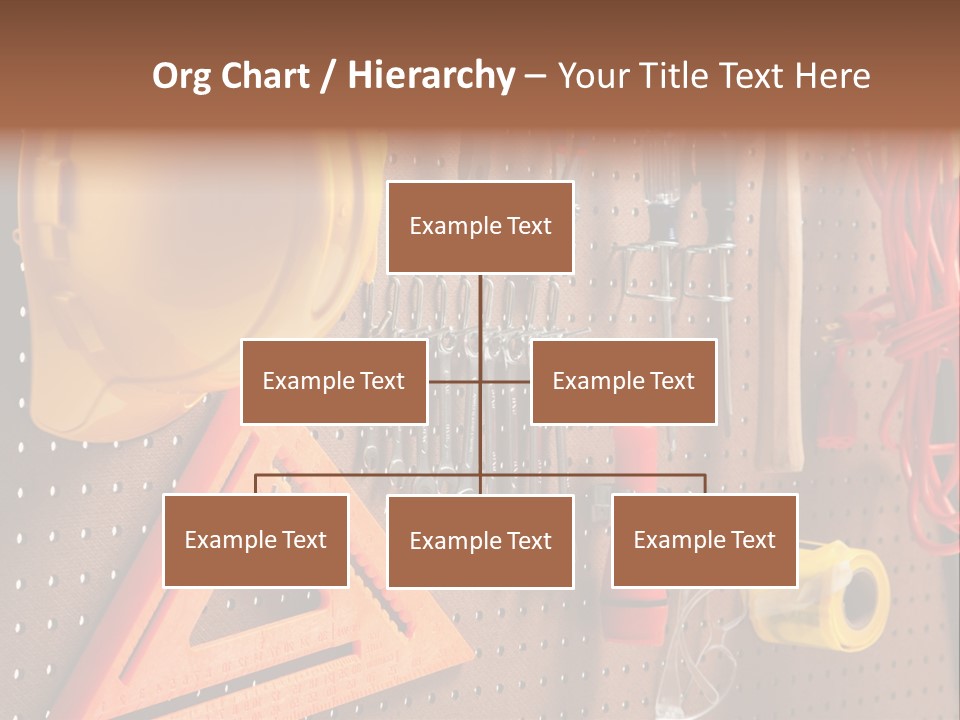 Hammer Tape Measure Saw PowerPoint Template