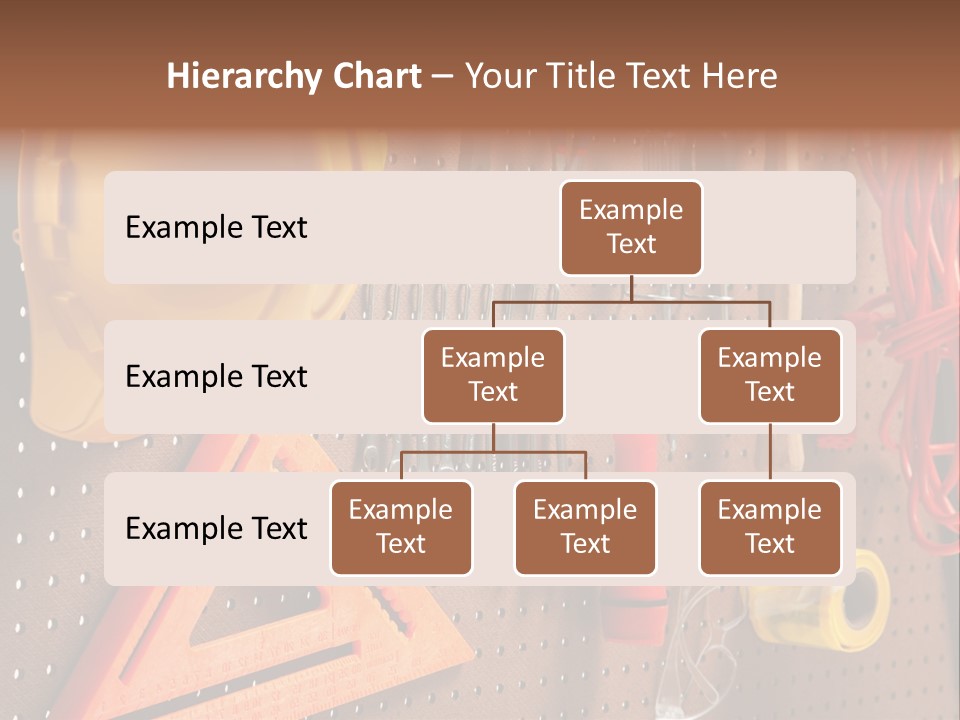 Hammer Tape Measure Saw PowerPoint Template