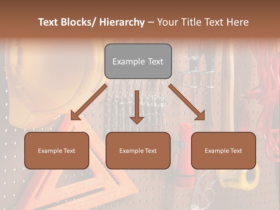 Hammer Tape Measure Saw PowerPoint Template