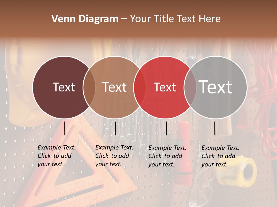 Hammer Tape Measure Saw PowerPoint Template