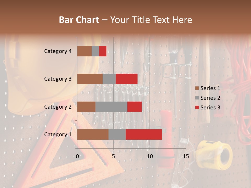 Hammer Tape Measure Saw PowerPoint Template