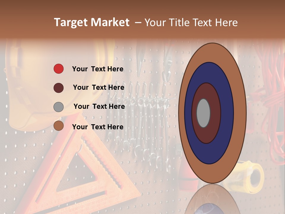 Hammer Tape Measure Saw PowerPoint Template