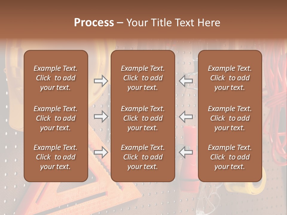 Hammer Tape Measure Saw PowerPoint Template