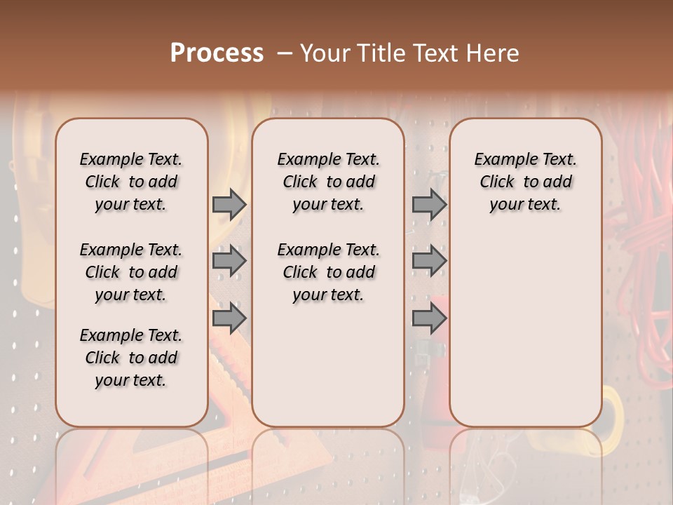 Hammer Tape Measure Saw PowerPoint Template