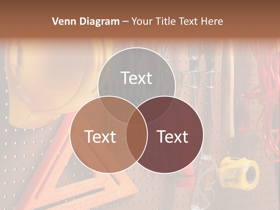 Hammer Tape Measure Saw PowerPoint Template