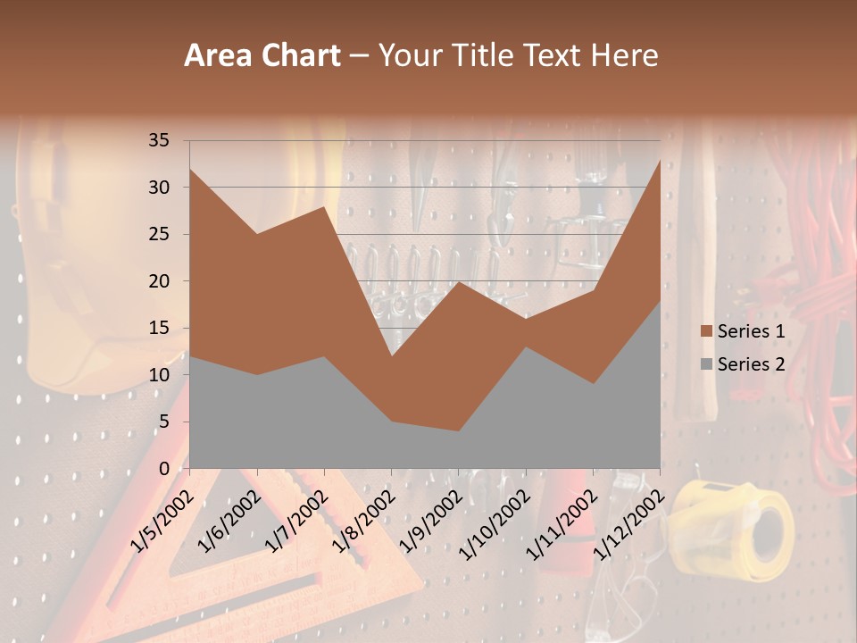 Hammer Tape Measure Saw PowerPoint Template