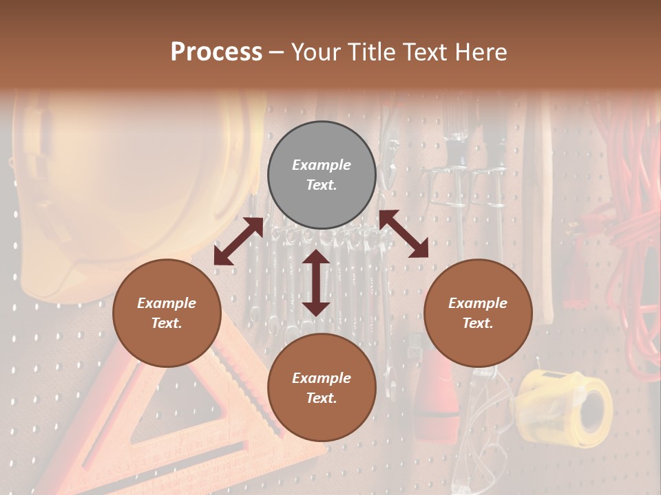 Hammer Tape Measure Saw PowerPoint Template