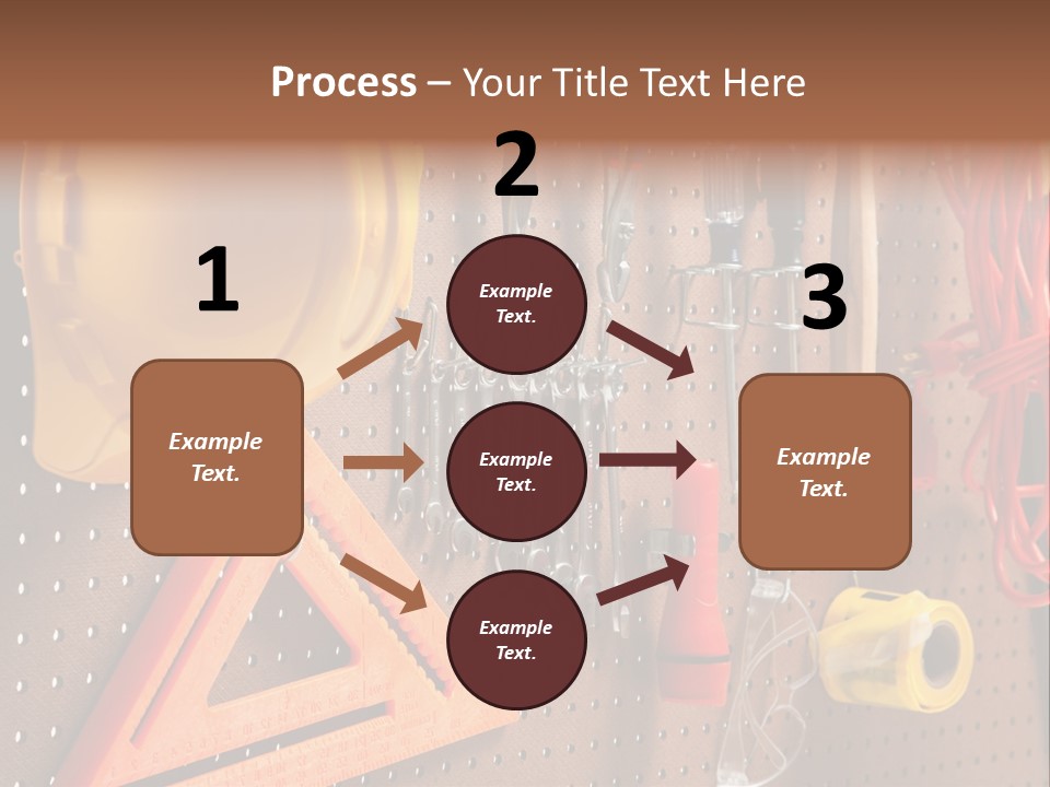 Hammer Tape Measure Saw PowerPoint Template